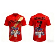 Ronaldo Fan Commemorative No. 7 Football Jersey Child Competition Training Jersey Sports Dry Quickly