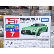 CLT Tomica 7 First Lot Mercedes Benz AMG GT R 1/65 New In Seal Small Car 7 Cm Long