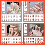 [With Liquid Glue 2Gram] R601-650 False Nails Series R Fake Nails