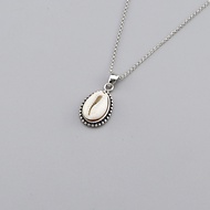 Silver thai Jewelry จี้เงินแท้ 925 เปลือกออกไซด์สไตล์มินิมอล จี้สำหรับสร้อยคอ ใส่แล้วไม่แพ้ พร้อมส่ง