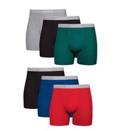 Hanes : HNSUFBBX6* กางเกงในผู้ชาย Men Hanes Boxer Briefs Cool Dri Moisture 6pk.