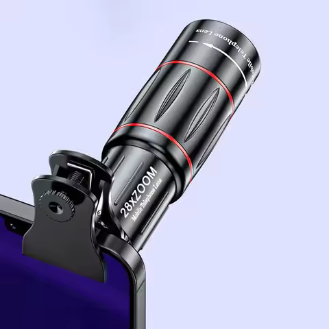 18/28/36X Mobile Phone Camera Lens Universal Zoom Phone Camera Telephoto Lens Optical Telescope Lens
