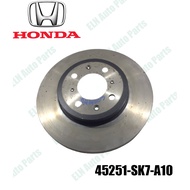Front Brake Disc Plate (Pair) HONDA Civic IV -90 Gen V EG EH EJ 3Dr. 4Dr.(Round Tail)91-95 Gen.VI EK