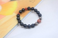 【黑曜石手串】精品玉石男款士佛珠送朋友生日節日禮物南紅手鏈