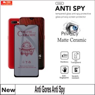 LAYAR Anti SPY Ceramic Screen Protector Oppo A5s A7X A7 A12 F9 F9 Pro A11k Anti Scratch Screen
