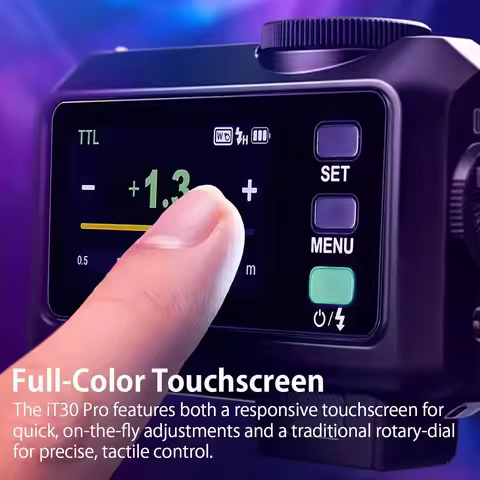 GODOX iT30Pro TTL Flash Wireless HSS 1/8000 Second 2.4G Wireless with Touchscreen for Sony Fujifilm 