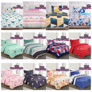 Cadar Patchwork Single 2 in 1 Cotton HQ / 150x200cm / 180x200cm / Single Bedsheet Patchwork