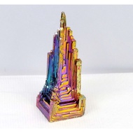 Rare 201.35 Ct Natural Rainbow Bismuth Crystal Rough Gemstone