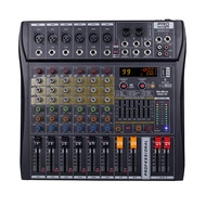 NewBaxs CT60S-PRO/CT80S-PRO/CT120S-PRO มิกเซอร์เสียงระดับมืออาชีพ เอฟเฟกต์ 99DSP ในตัว 6/8/12 ช่อง อ