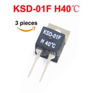 3pcs KSD-01F H40C H45C H40 H45 Celsius NO Normal Open Temperature Control Switch Sensor Thermostat T