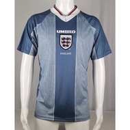 96 England away vintage jersey S-XXL classic jersey sports soccer shirt AAA ชุดฟุตบอลผู้ชาย