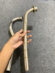 Cổ Pô Inox Cho Wave Alpha 100 - 110 S110 Rsx Blade 110 Siêu Sáng Không Gỉ Không Bay Màu