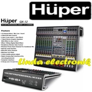 Terbaru Mixer Huper Qx12 Huper Qx 12 12 Channel Garansi Resmi Original