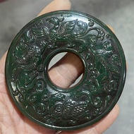 Collection Ming Qing Zhan Han Gao Antique Antique Jade Jade Jade Bi Pendant Ornaments Objects Mythic