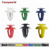 Car Door Panel Clips 6 Sizes 60PCS Car Door Panel Clips V9mm Hole 100% Brand New