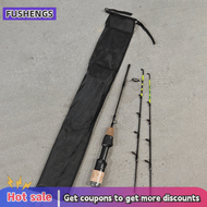FUSHENGS Cần câu 2 đầu 60cm cần câu cá trên băng Mùa Đông Cần câu carbon Cần Câu Cá trên băng