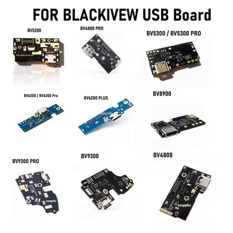 For BLACKVIEW BV5200 BV5300 PRO BV6200 BV4800 BV9300 PRO BV8900 BV6200PLU USB Board Plug Charging Mo