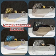 Huatai NINJA Helmet Lens 866 Lens 866C 866V 866 Lens Goggles Light Electroplating Coaster Hat Lock L