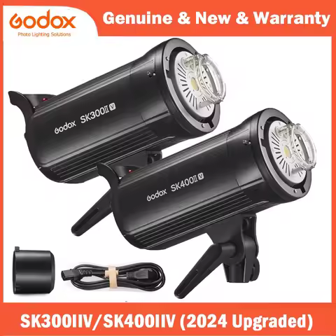Godox SK300IIV SK400IIV SK300II-V SK400II-V 2.4G X System Professional Compact Studio Flash for Phot