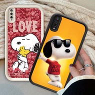 YS-86 Snoopy Shockproof Casing for Samsung A50 A50s M02 A30S A7 A02 A03 A26 A17 Core