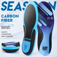 Carbon Fiber Insole+Poron Cushioning heel Arch Support Shoe Insoles Pad Running Sport Shoe Insert Ar