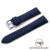 Chất lượng sailcloth Watch strap18mm 19mm 20mm 21mm 22mm cao su silicon Vòng đeo đồng hồ Nylon qucik