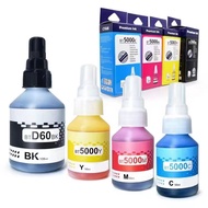 แท้100% Brother หมึก BT-D60BK BT6000BKBT5000C/M/Y 4สี DCP-T220 T310 T420W T510W T520W T710W T720W T8