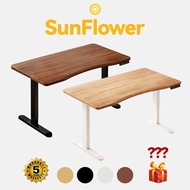 Sunflower Ergonomic PC Gaming Table Curve Smart Desk Computer Desk Office Study Table