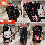 SOFTCASE WAVE 3D embossed LOTSO PANDA REALME C75 C75X C63 C61 C65 5 5I 5S C3 NOTE 50 60 60X C1 C2 C3