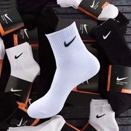 [Ready Stock] Stockin Nike Cotton Socks 3 Pairs