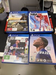 PS4 Games: Ghost Recon, NBA 2K22, FIFA 21, FIFA 22
