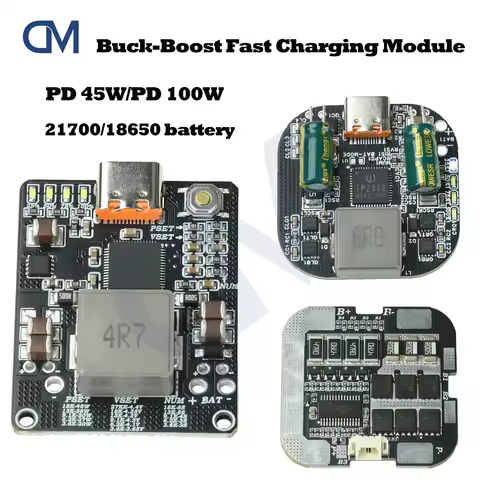 IP2368 2-5S/IP23692-6S Bidirectional Charging Module Buck-Boost 100W/45W High-Power Fast Charging Ty