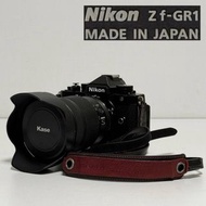 二手尼康 ZF 機身，黑色，功能完好，包含 ZF-GR1 相機、Z 24-120mm 1:4 S 鏡頭、電池和 SD 卡。 RT014。