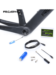 Risk Rl217內部走線工具mtb公路自行車框架變速油壓軟管內部電纜導向裝置帶磁力自行車維修工具碳纖維框架穿管管道