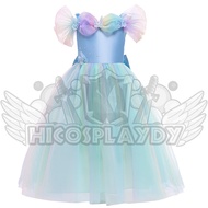 hiCosplaydy Princess Mermaid Ariel Ball Gown Cosplay Costume