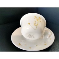 Corelle Cup &amp; Saucer Vitralle - Kobe Discontinue Item