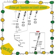 [tousandeoe4] Crude Oil 1KZ-T 1KZ-TE Injector Nozzle 23600-69105 093500-5700 for Prado B