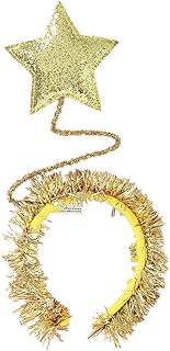 Holibanna 1PC Ponytail Head Bopper Metallic Headband Kid Headbands Star Headpiece Alien Head Bopper