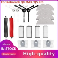 For Roborock Q8 Max Accessories DouRoller Side Brush Filter Dust Bags Mop Cloth Roborock Q5 Pro / Q5