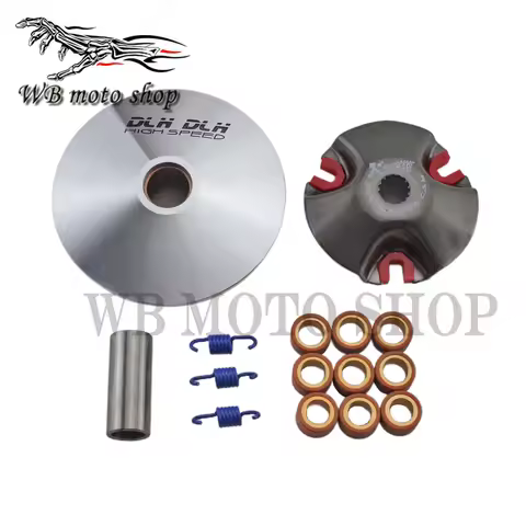 DLH Variator Kit with spring Roller Weights Drive Pulley for yamaha BWS125 GTR CYGNUS 4V Majesty Max