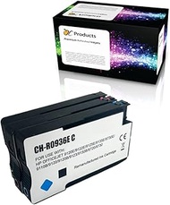 Remanufactured Ink Cartridge 3 Pack for HP 936e Ink Cartridge for OfficeJet Pro 9110b 9117b 9120b 91