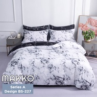 MAKKO High Quality Fitted Bedsheet with Pillow and Bolster Case