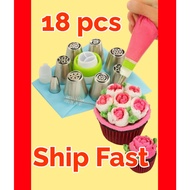 13 Pcs Russian Piping Tips Set, Russian Nozzle, nozzle adpator S-295501
