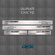 Sillplate Honda Civic FD FD1 FD2 FD2R Mugen RR Type R