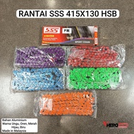 UNGU HIJAU MERAH SSS 415X130 HSB CHAIN biru; GREEN; RED; ORANGE; YELLOW; PURPLE