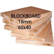 Blockboard / plywood filled with wood 18mm (60x40)cm, plywood blockboard 18mm