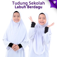 Tudung Sekolah TudungSiComel Agama Awning Scuba Labuh Berdagu Kafa