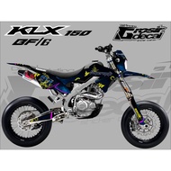 DECAL STICKER KLX BF 150 DECAL STICKER KLX 150 BF FULLBODY