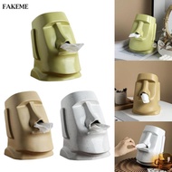 FAKEME Easter Island Tissue  - Novelty Decorative Facial Tissue Holder, Bathroom Accessories