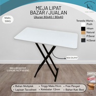 CROSS-FOLDING TABLE 80X40 60X40 PATIO TABLE STUDY TABLE/ LAPTOP TABLE/ DINING TABLE/ BAZAR TABLE/